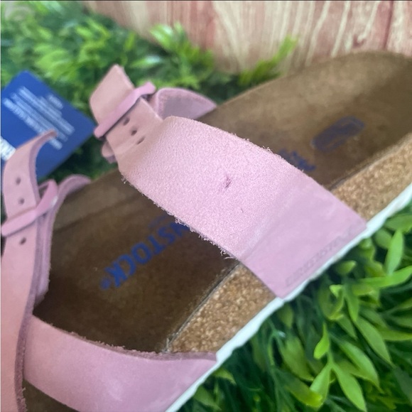 New Birkenstock Franca Soft Footbed Suede Sandals - Picture 4 of 6